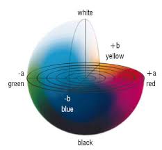 The chromaticity distribution measurement of the pocket colorimeter